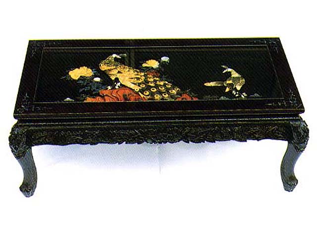 時代物 蒔絵 芝山象嵌 螺鈿細工 芝山 唐木 明治工芸 骨董品 【正一古美術】